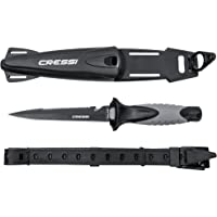 Cressi Finisher Cuchillo- Unisex Adulto- Negro- 24.7 cm